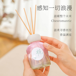 Cherry Blossom Scented <b>Reed</b> <b>Diffuser</b> 150ml Long Lasting Fragrance For Bedroom And Home Use - Product Image 4