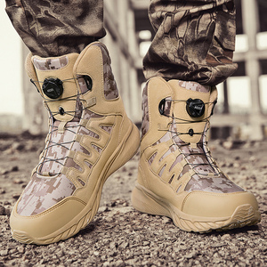 Chaussures de randonnée et d'entraînement en maille respirante pour hommes et femmes, bottes tactiques légères à embout d'acier isolant – Vente en gros fabricant - Product Image 6