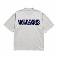T-shirt vierge de luxe 240 GSM, style alternatif, impression de logo personnalisée, 100% coton filé à anneaux, coupe moderne minimaliste