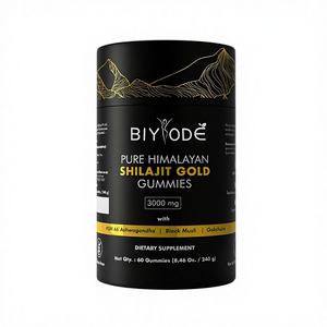 Suplementos Herbales de Shilajit Puro del Himalaya HP Valia OEM, Gomitas, Gotas, Resina Dorada, Sin Azúcar Añadido, Ashwagandha, Gokshura, Energía - Product Image 3