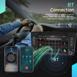 วิทยุติดรถยนต์ Podofo ระบบแอนดรอยด์ 4+64G หน้าจอ 8 นิ้ว รองรับ Wireless Carplay และ Android Auto พร้อม GPS Wifi DSP สำหรับรถยนต์ Skoda Octavia II/Yeti/Rapid/Roomster/Superb - Product Image 4