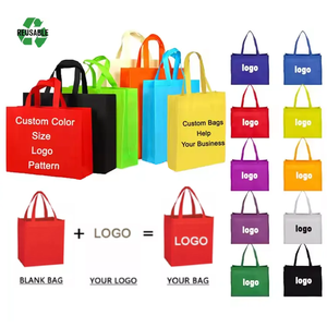 Bolsa Ecológica Personalizada con Logotipo, <span class=keywords><strong>de</strong></span> PP Reciclado, No Tejida, con Asa Cosida y Sellada Térmicamente, Resistente a la Decoloración, Reutilizable, para Campañas Ecológicas <span class=keywords><strong>de</strong></span> Comercio Minorista - Product Image 2