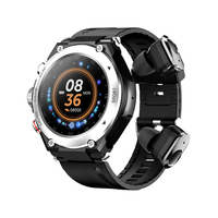 Jam Tangan Pintar Anti Air dengan Earbuds Headset Musik 2 in 1 T92 Smart Watch dengan Earphone Reloj Layar Sentuh Smart Watch