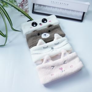 دش حمام مرن رقيق الباندا عقال ماكياج غسل الوجه رئيس التفاف الأذن لطيف للنساء - Product Image 6