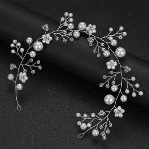 Ragazze carine Tiara floreale dolce per la festa con la fascia di fiori da sposa per bambini fiore di cristallo Tiara adorabile decorazione per capelli - Product Image 2