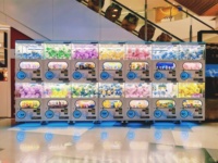 Distributeur de capsules entièrement automatique à double niveau, en métal, avec paiement par pièces et code QR, idéal pour les centres commerciaux – Vente directe usine