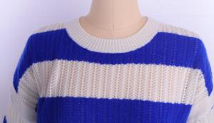 Fabricant 100% cachemire luxe <span class=keywords><strong>pull</strong></span> <span class=keywords><strong>rayé</strong></span> fantaisie point <span class=keywords><strong>pull</strong></span> logo personnalisé ras du cou <span class=keywords><strong>pull</strong></span> femme-échantillon pas à vendre - Product Image 4
