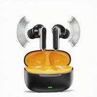 Écouteurs sans fil ANC TWS, écouteurs intra-auriculaires, contrôle tactile, indicateur de batterie LED, étanchéité IPX-6 pour une utilisation quotidienne