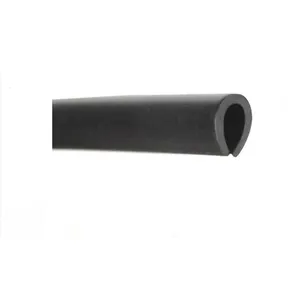 EPDM Silicone NBR Solid Rubber U Channel Shape Strip For Edge Protection