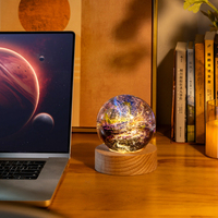 Vente en gros, éclairage LED moderne sept étoiles de luxe, dragon coloré et glacé, accessoires pour maison intelligente, bricolage avec cristaux USB