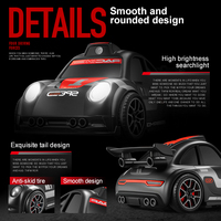 Voiture RC 2.4G avec caméra, écran de contrôle, enregistrement photo/vidéo, mode suivi, lumières et sons – Jouet de course pour enfants