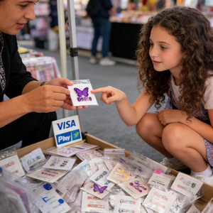 مجموعة فن الأظافر للأطفال يدوية الصنع - طقم أظافر كرتونية لأربعة أظافر - أحجام عشوائية - لا يتطلب أدوات - مجموعة في علبة - Product Image 6