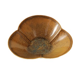 Ceramic Flower Shape Soy Sauce Dish Set Of 3 <b>Handmade</b> Wabi Sabi Style Dishes For Party Use - Product Image 5