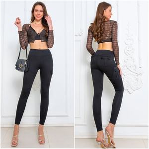 <span class=keywords><strong>4</strong></span> tasche a vita alta Slim elasticizzato Sport da indossare Leggings Lifting per signore Sexy Denim attillati da ragazza Yoga Jeans <span class=keywords><strong>pantaloni</strong></span> da <span class=keywords><strong>donna</strong></span> - Product Image 6