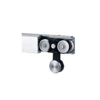 Roulettes de porte coulissante en verre suspendues en acier inoxydable HDSAFE SA8600A-2, robustes, design moderne, garantie de 3 ans
