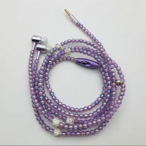Pearl Necklace <strong>Headphone</strong> 3.5 Round Hole Wire-<strong>controlled</strong> <strong>Headphone</strong> Into the Ear Creative <strong>Headphone</strong> Girl, Accessories - Product Image 4