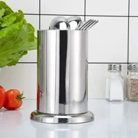 1 Buah Tempat Sumpit Sederhana Tahan Lama Organizer Peralatan Makan Dapur Rumah Tangga Organizer Rak Pengering Peralatan Makan Sendok Garpu