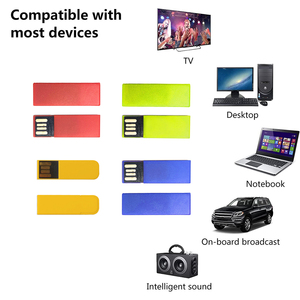 Mini tie clip hình dạng USB <span class=keywords><strong>Flash</strong></span> Disk 4GB cuốn sách giấy carpeta Memory Stick 16 gam nhựa Ổ Đĩa Bút USB2.0 3.0 64GB 128GB - Product Image 6