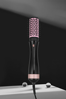 Sèche-cheveux brosse électrique pliable 5-en-1 NB WIDE 1000W avec concentrateur ionique pour usage domestique et hôtelier