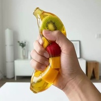 Jouet à presser Vaseline Banane, créatif, en forme de fruit réaliste, doux, mignon, anti-stress, en plastique, unisexe, transfrontalier