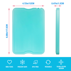Thời gian nhà 4-Pack XL Slim Ice Pack Cooler Tủ đông Ice gạch cho Hộp Ăn Trưa/túi tái sử dụng lâu dài Cooler trong cắm trại dã ngoại - Product Image 2