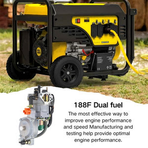 ביצועים גבוהים קרבורטור דלק כפול מתאים honda gx160 gx200 gx420 11hp-16hp מנוע קטן Lpg 4.5-10kw 188f - Product Image 2