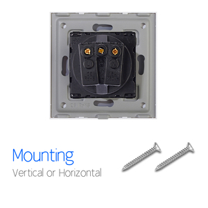 Bingoelec High Quality 86 Type Wall <strong>Light</strong> <strong>Socket</strong> 16A French <strong>Socket</strong> with Glass Material for Home Use Europe Standard - Product Image 6