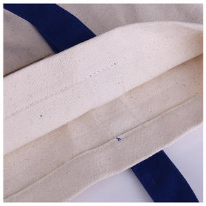 Eco Friendly Custom logo High Quality Thick Reusable Gift Canvas Shopping Tote <strong>Bag</strong> with Canvas Handle - Product Image 5