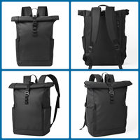 Sac à dos pour ordinateur portable en nylon imperméable personnalisé avec fermeture à glissière |   OEM ODM