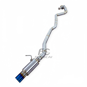 Escape Trasero de Salida Única Estilo JDM para <span class=keywords><strong>Toyota</strong></span> <span class=keywords><strong>Supra</strong></span> A90 3.0T 2019-2022, Silenciador de Alto Rendimiento Tipo Cañón Grande, Punta Azul Quemado SS304 - Product Image 6