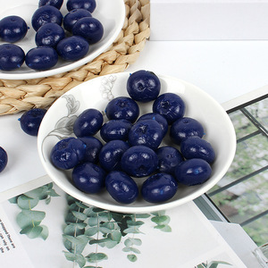 Venta directa de fábrica de modelos de arándanos realistas de PVC de gran tamaño, decoraciones realistas para pasteles y pan, y artesanías hechas a mano. - Product Image 4