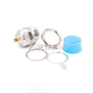 Conector Coaxial RF Hembra Tipo N con Brida de 4 Orificios para Montaje en Panel, <span class=keywords><strong>Terminal</strong></span> de Soldadura/Crimpado para Cable RG178 RG316 RG58 - Product Image 2