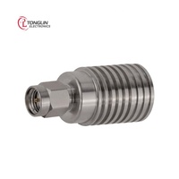 Conector Coaxial Macho Terminator CGT-2060-M0-34 de 50 Ohmios con Pin Dorado y Tapa Colgante Libre CGT2060M0