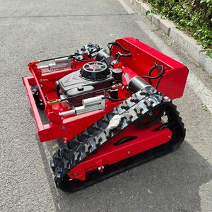 Tondeuse à gazon télécommandée à essence, bac de ramassage 150L, lame rotative, qualité professionnelle, fabriquée au Shandong, Chine - Product Image 1