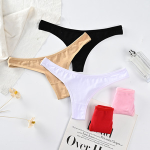 Nouvelles culottes pour femmes en coton respirant à taille basse, confortables, style G-string, pour le fitness et le yoga, sexy, T-thong, 5 couleurs, taille S-XL - Product Image 4