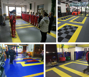 Warehouse Floor mata Coin PVC Vinyl <b>Plastic</b> Floor Tile - Product Image 5