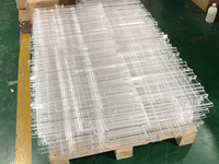 Taille personnalisée Lot de 4 fabriqués à la main Transparent 18.5 "19" 20 "21" avec American Mahjongg Rack Handy Magnetic Pusher