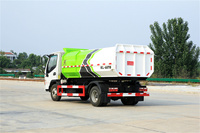 Camion à ordures à chargement latéral JAC Kangling 4x2, véhicule de collecte des déchets efficace, compacteur de déchets robuste