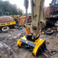 Mulcher Kehutanan Terpasang, Mulcher Hidrolik yang Tangguh untuk Area Hutan, Lahan Pertanian, dan Persiapan Pinggir Jalan