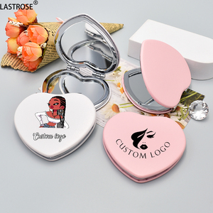 Wholesale Glitter Butterfly-shaped <strong>Mirror</strong> Print logo Double Sided Travel <strong>Compact</strong> Mini Pocket Cosmetic <strong>Mirror</strong> - Product Image 5