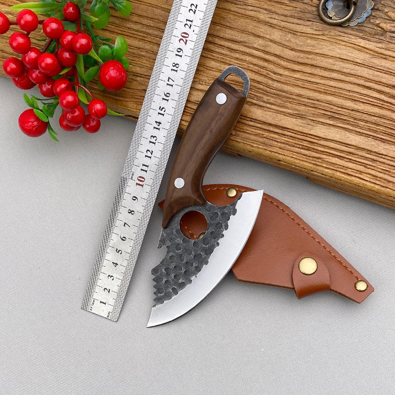 มีดชีสสีน้ำตาลพร้อมปลอก-5 นิ้ว