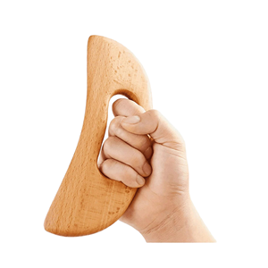 Herramienta de <span class=keywords><strong>Masaje</strong></span> Gua Sha de Madera en Forma de Media Luna, Diseño Ergonómico en Forma de Hoz para <span class=keywords><strong>Masaje</strong></span> de Cuello, Hombros <span class=keywords><strong>y</strong></span> Espalda, Tabla de Gua Sha de Madera - Product Image 4
