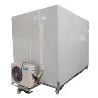 Chambre froide mobile pour stockage de denrées alimentaires, fruits et viandes avec ventilateur de refroidissement