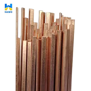 EN1044 DIN 8513 B3087 Copper Alloy Brazing Filler Metal Copper Phosphorous Brazing Rod 0% Silver Rod For Copper Welding