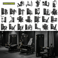 Centre de remise en forme de 600 m², solution tout-en-un, ensemble complet de machines de musculation commerciales et d'équipements d'entraînement aérobie en provenance de Chine