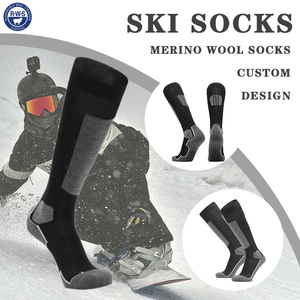 <span class=keywords><strong>Chaussettes</strong></span> de <span class=keywords><strong>ski</strong></span> en laine mérinos légères AR 007, <span class=keywords><strong>chaussettes</strong></span> de <span class=keywords><strong>ski</strong></span> thermiques respirantes pour hommes et femmes - Product Image 2