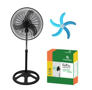 3 Trong 1 Thông Gió 110V-220V Cá Nhân Người Hâm Mộ 18 Inch <span class=keywords><strong>Fan</strong></span> Kim Loại Lưỡi Dao Động Điện Bệ <span class=keywords><strong>Fan</strong></span> Đứng Nhà Sản Xuất - Product Image 2