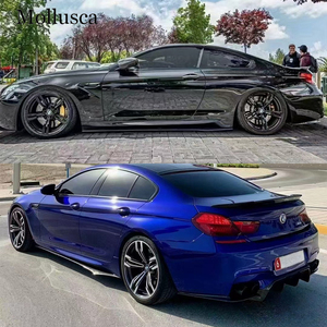 Jupes latérales en fibre de carbone style V pour BMW Série 6 F06 F13 M6 deux portes et quatre portes 2012-2016 - Product Image 2