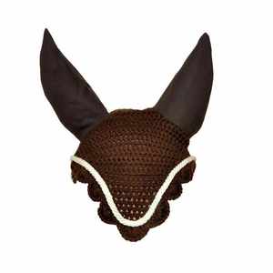 Haute Performance Cheval Oreille Bonnet Crochet Style Léger Respirant Lavable Fly Veil Fabriqué en Inde pour les Cavaliers - Product Image 6