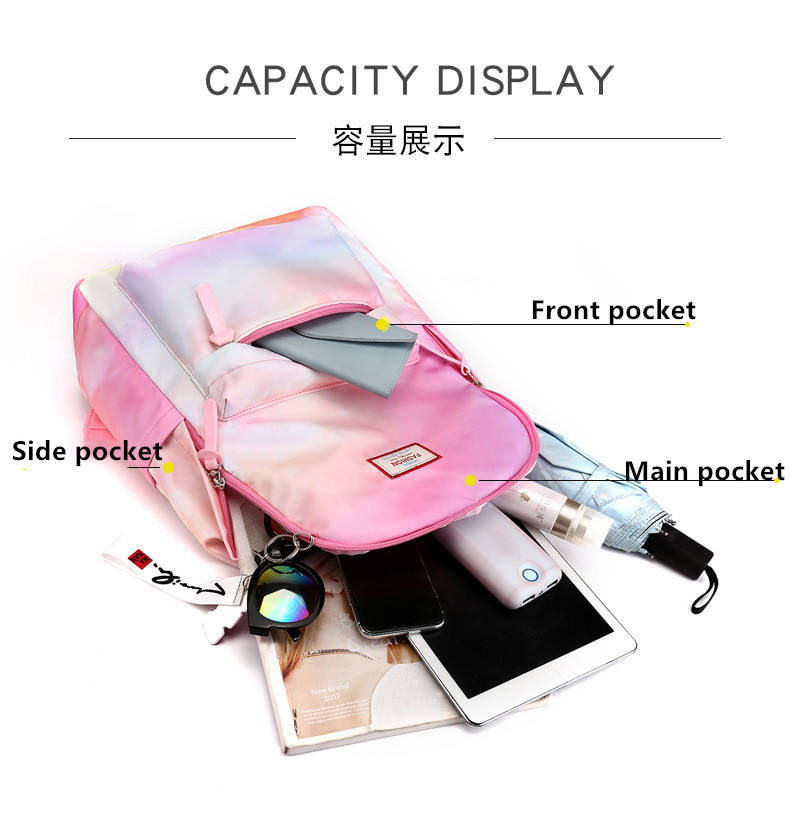 Fashion Gradient Color School Bags 2026 Trendy - Image 3